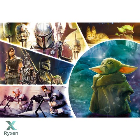 Puzzle - 100 - Gwiezdne wojny - STAR WARS - Baby Yoda - Trefl 16413 TREFL PUZZLE