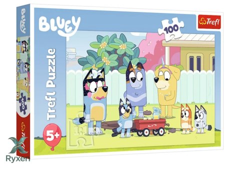 Puzzle - 100 - Wesoły świat Bluey - Trefl 16471 TREFL PUZZLE