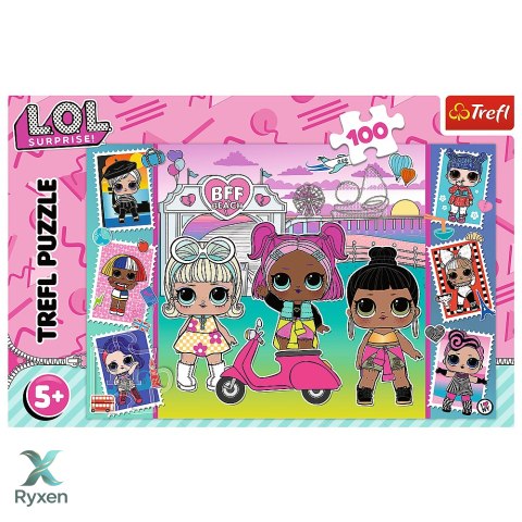 Puzzle - 100 - Zdjęcia Laleczek LOL - Trefl 16443 TREFL PUZZLE