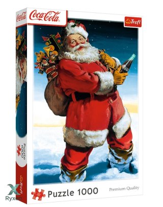 Puzzle - 1000 XMAS - Coca-Cola: Mikołaj na śniegu - Trefl 10923 TREFL PUZZLE