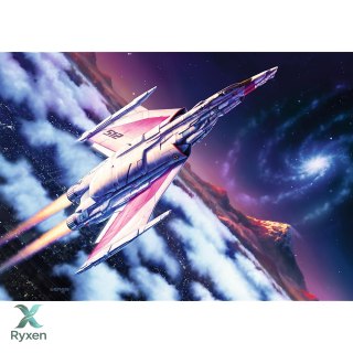Puzzle - 1000 Premium Plus - Tea Time: Lot w kosmos - Trefl 12075 TREFL PUZZLE