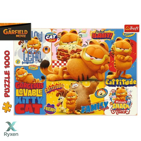 Puzzle - 1000 - Przygody Garfielda - Garfield - Trefl 10935 TREFL PUZZLE