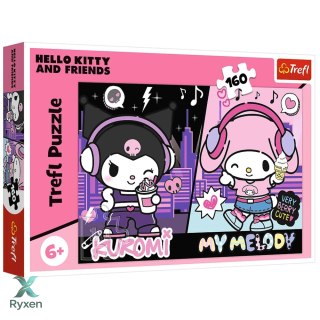 Puzzle - 160 - Kuromi rządzi - Hello Kitty - Trefl 15430 TREFL PUZZLE