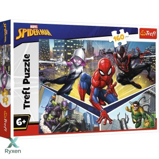 Puzzle - 160 - Siła Spidermana - Spiderman - Trefl 15422 TREFL PUZZLE