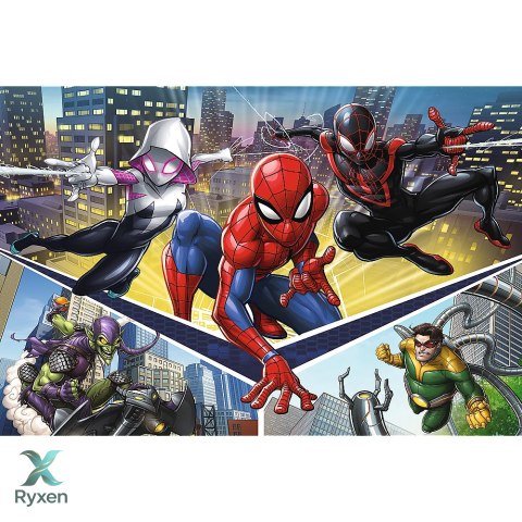 Puzzle - 160 - Siła Spidermana - Spiderman - Trefl 15422 TREFL PUZZLE
