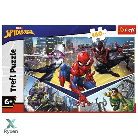 Puzzle - 160 - Siła Spidermana - Spiderman - Trefl 15422 TREFL PUZZLE