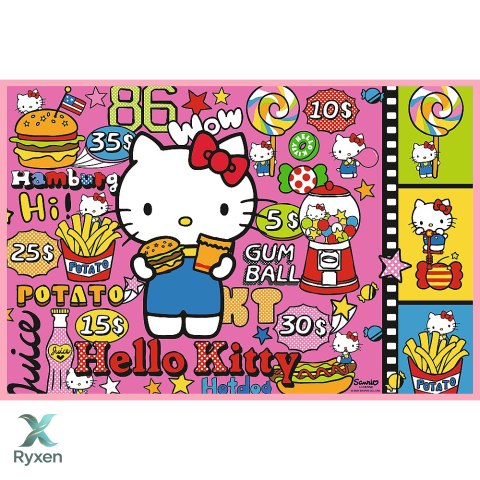 Puzzle - 2x200 - Hello Kitty i przyjaciele - Hello Kitty - Trefl 13336 TREFL PUZZLE