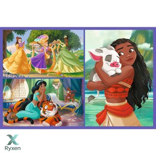 Puzzle - 2x70 - Bajkowe dni - Disney Princess - Trefl 34440 TREFL PUZZLE