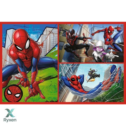 Puzzle - 2x70 - Pajęcze historie - Disney Marvel Spiderman - Trefl 34443 TREFL PUZZLE