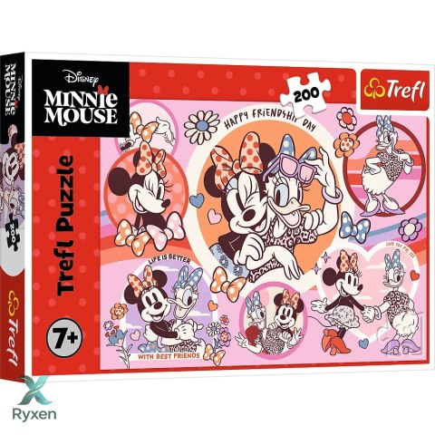 Puzzle - 200 - Zwyczaje Myszki Minnie - Disney - Trefl 13343 TREFL PUZZLE