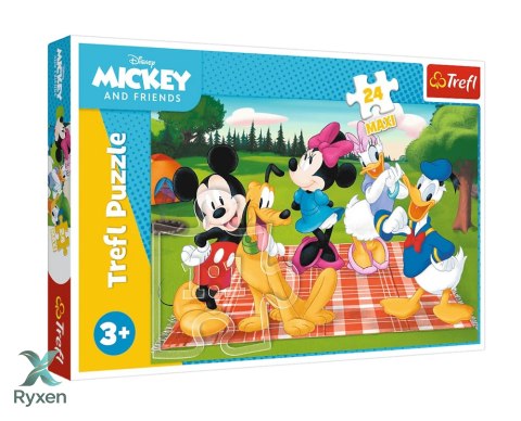 Puzzle - 24 Maxi - Ulubiona Myszka Miki - Disney Myszka Miki i Przyjaciele - Trefl 14380 TREFL PUZZLE
