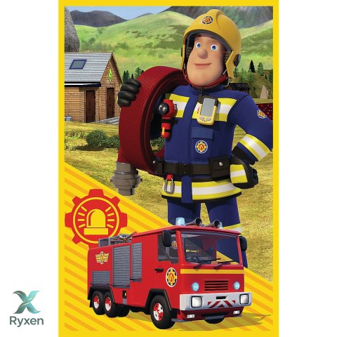 Puzzle - 3x50 - Ekipa z remizy - Strażak Sam - Trefl 34880 TREFL PUZZLE
