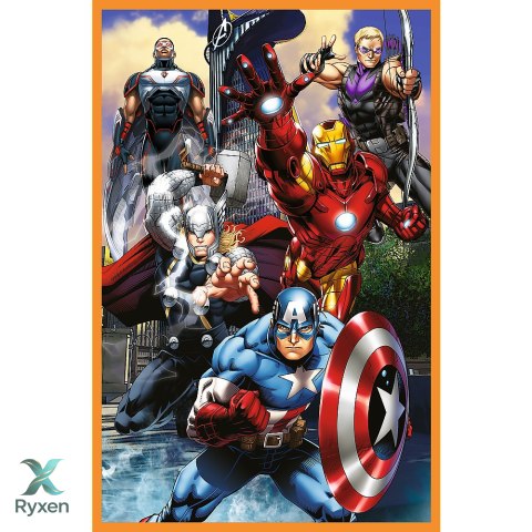Puzzle - 3x80 - Dni pełne akcji - Disney Marvel The Avengers - Trefl 34883 TREFL PUZZLE