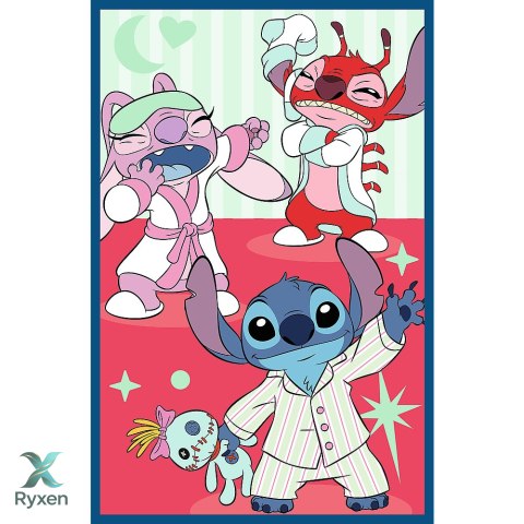 Puzzle - 3x80 - Świat Stitcha - Trefl 34885 TREFL PUZZLE