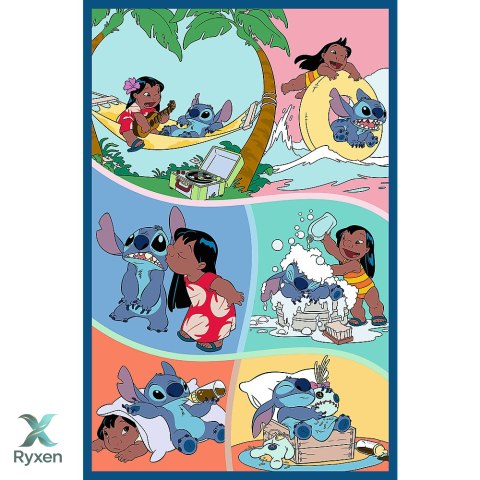 Puzzle - 3x80 - Świat Stitcha - Trefl 34885 TREFL PUZZLE