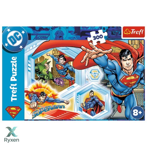 Puzzle - 300 - Niezniszczalny Superman - Warner Superman - Trefl 23032 TREFL PUZZLE