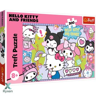 Puzzle - 300 - Szalone trio - Hello Kitty - Trefl 23039 TREFL PUZZLE