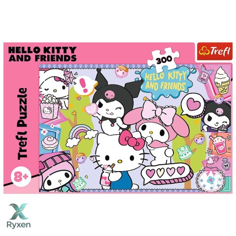 Puzzle - 300 - Szalone trio - Hello Kitty - Trefl 23039 TREFL PUZZLE