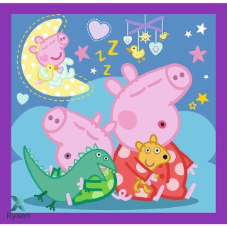 Puzzle - 3w1 (20, 36, 50) - Zwyczaje świnki Peppy - Świnka Peppa - Trefl 34893 TREFL PUZZLE
