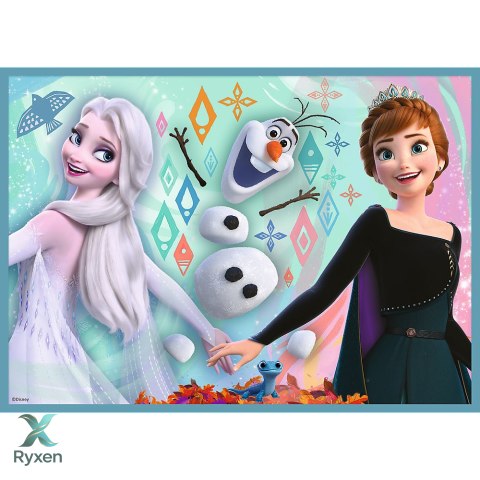 Puzzle - 4w1 (12, 15, 20, 24) - Niezwykły świat Frozen - Kraina Lodu - Trefl 34381 TREFL PUZZLE