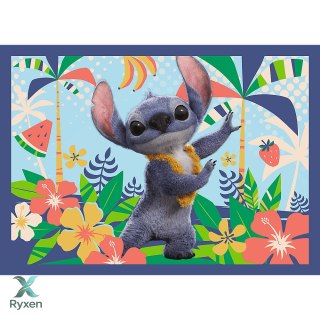 Puzzle - 4w1 (25, 48, 54, 70) - Wakacje na Hawajach - Disney Stitch - Trefl 34666 TREFL PUZZLE