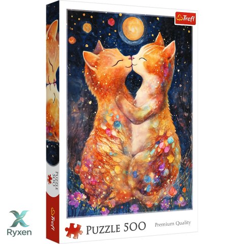 Puzzle - 500 - Pocałunek w Świetle księżyca - Trefl 37546 TREFL PUZZLE