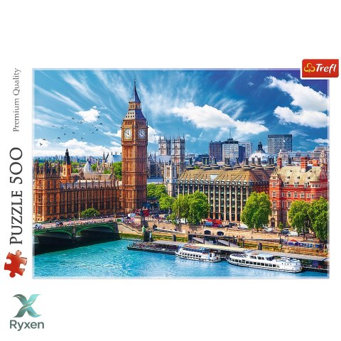 Puzzle - 500 - Słoneczny Londyn - Trefl 37329 TREFL PUZZLE