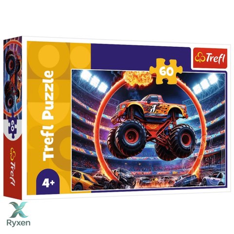 Puzzle - 60 - Monster truck - Trefl 17404 TREFL PUZZLE