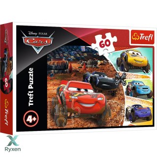 Puzzle - 60 - Zygzak McQueen z przyjaciółmi - Disney Cars 3 - Trefl 17327 TREFL PUZZLE