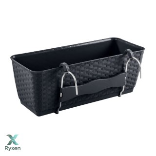 Doniczka rattanowa z hakami Ratolla DRL500PW umbra Prosperplast
