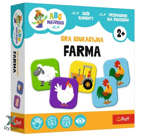 Gra edukacyjna Farma ABC Malucha Rodzina Treflików Trefl 02909 TREFL GRY
