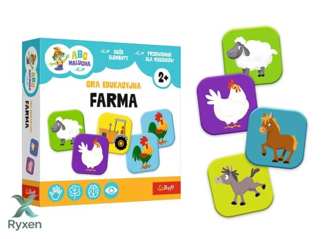 Gra edukacyjna Farma ABC Malucha Rodzina Treflików Trefl 02909 TREFL GRY