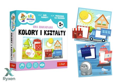Gra edukacyjna Kolory i Kształty ABC Malucha Rodzina Treflików Trefl 02904 TREFL GRY