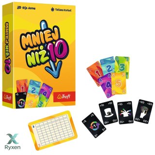 Gra karciana Mniej niż 10 Trefl 02880 TREFL GRY