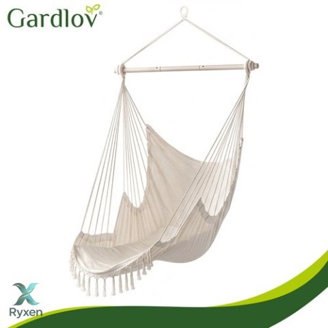 Huśtawka - fotel wiszący 210cm beżowy Gardlov GARDLOV