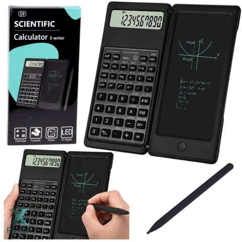 Kalkulator Naukowy Biurowy Z Tablicą LCD Tablet Graficzny Rysik 10 Cyfr LEAN