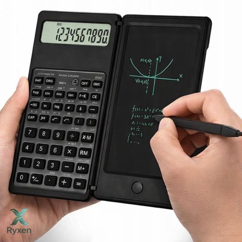 Kalkulator Naukowy Biurowy Z Tablicą LCD Tablet Graficzny Rysik 10 Cyfr LEAN