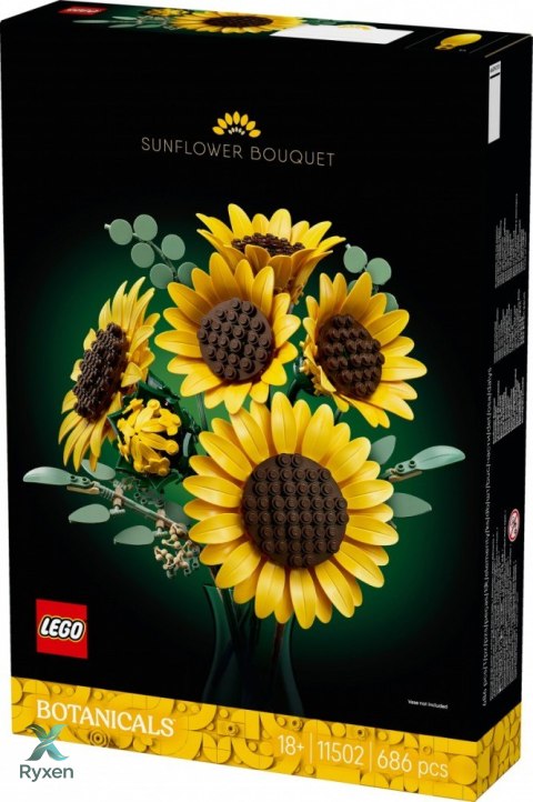 Klocki botanicals 11502 bukiet słoneczników LEGO
