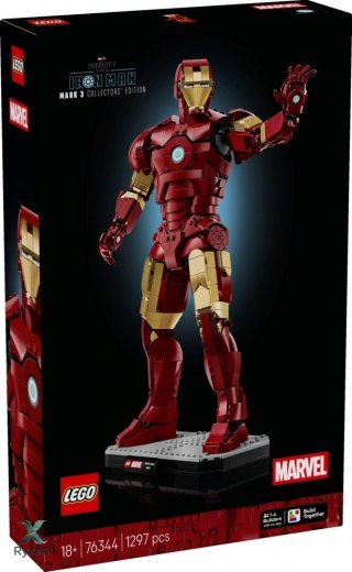 Klocki super heroes 76344 iron man mark 3 - edycja kolekcjonerska LEGO