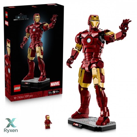 Klocki super heroes 76344 iron man mark 3 - edycja kolekcjonerska LEGO