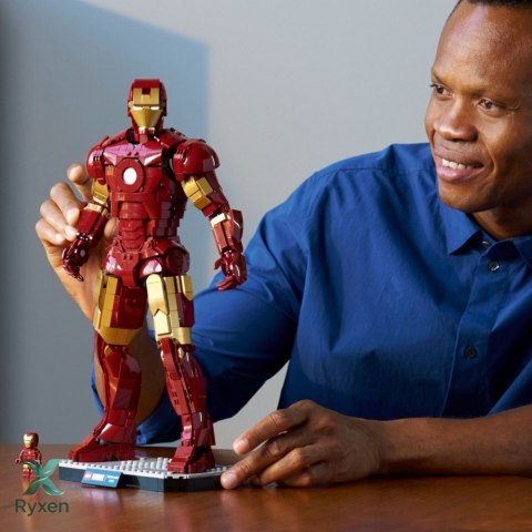 Klocki super heroes 76344 iron man mark 3 - edycja kolekcjonerska LEGO