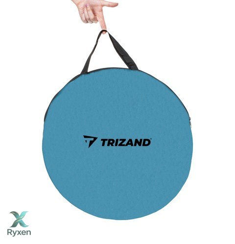 Namiot plażowy 145x100x70cm - turkusowo - biały TRIZAND