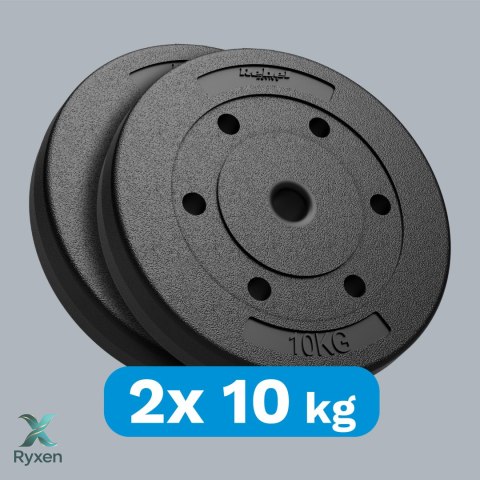 Obciążenie bitumiczne zestaw 2x10kg, otwór 31mm, REBEL ACTIVE Rebel