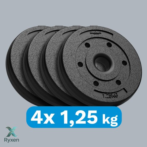 Obciążenie bitumiczne zestaw 4x1.25kg, otwór 31mm, REBEL ACTIVE Rebel