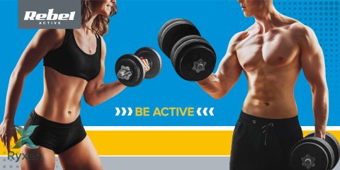 Obciążenie bitumiczne zestaw 4x2.5kg, otwór 31mm, REBEL ACTIVE Rebel