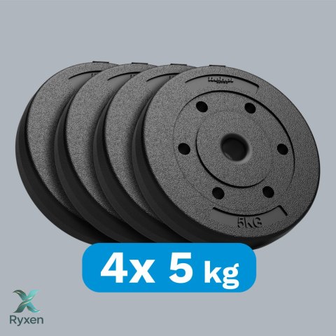 Obciążenie bitumiczne zestaw 4x5kg, otwór 31mm, REBEL ACTIVE Rebel