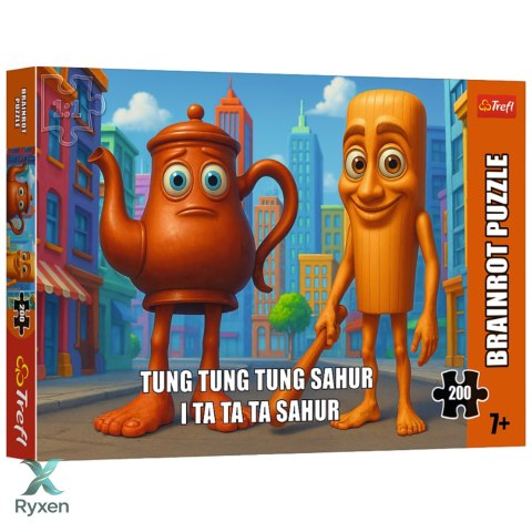 Puzzle - 200 - BrainRots - Tung Tung Tung Sahur i Ta Ta Ta Sahur - Trefl 13364 TREFL PUZZLE