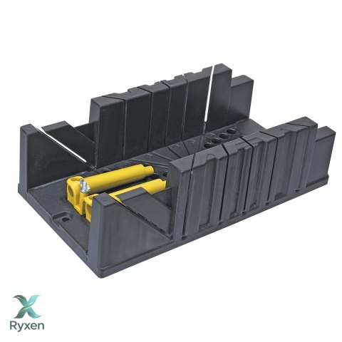 Skrzynka uciosowa plastikowa 326 x 122 x 78 mm, z zaciskami TOPEX