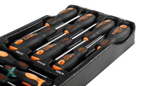 Wkrętaki PZ, TX, precyzyjne, zestaw 12 szt., wkładka NEO TOOLS