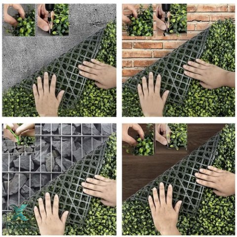 Żywopłot sztuczny na balkon 0,4x0,6cm Gardlov25390 GARDLOV